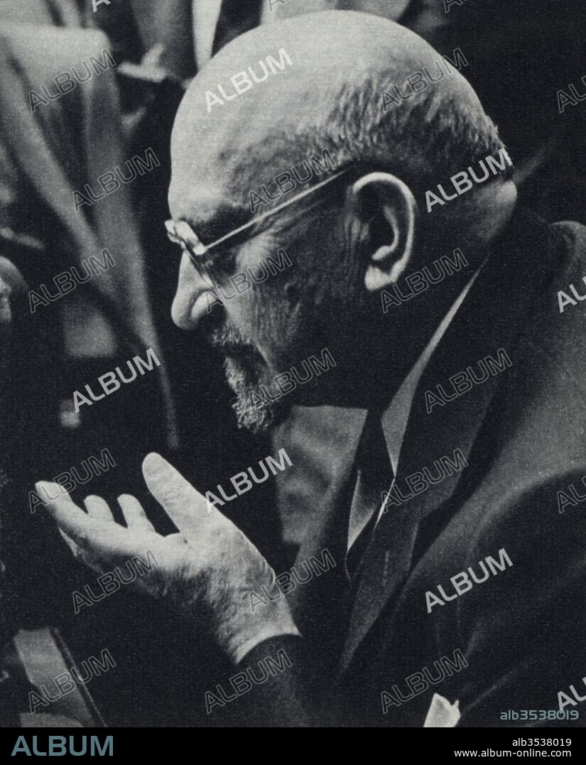 Jaim Azriel Weizmann (1874-1952), dirigente sionista británico, primer presidente del estado de Israel.