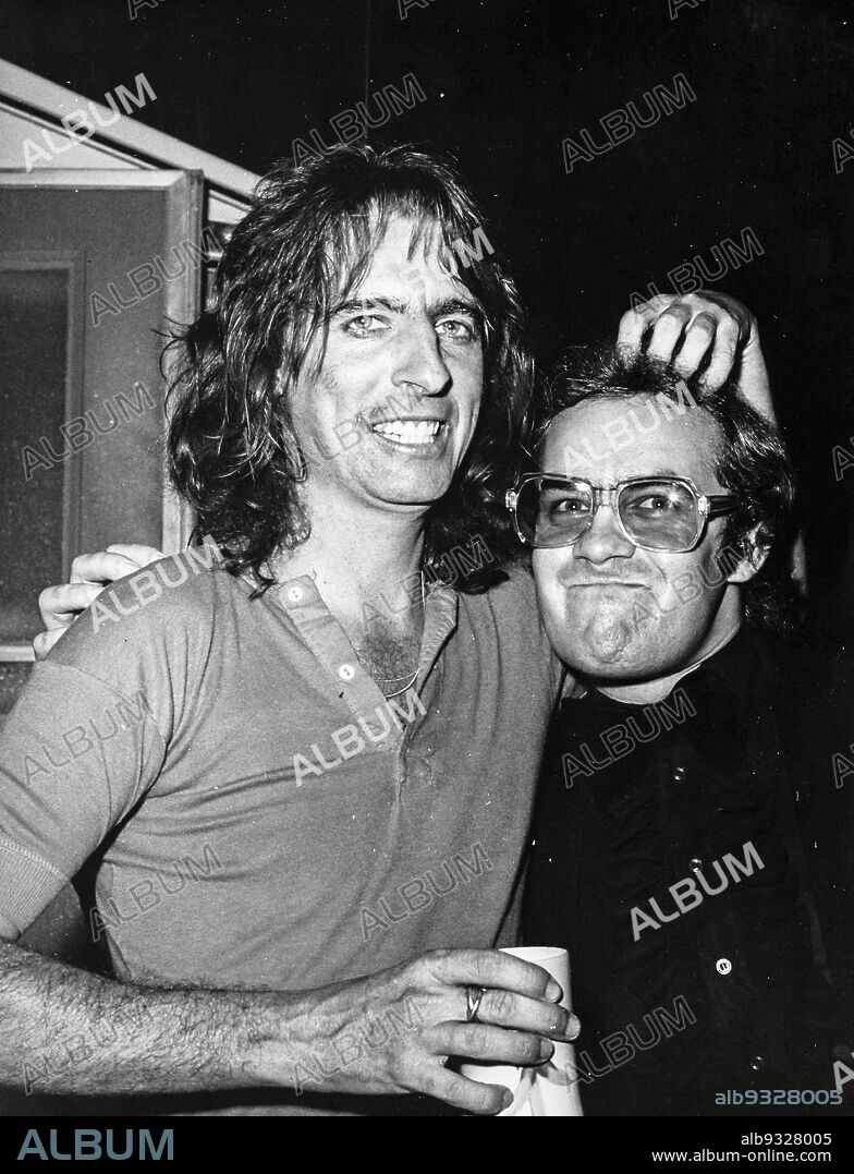 Alice Cooper and Bernie Taupin, 70s.