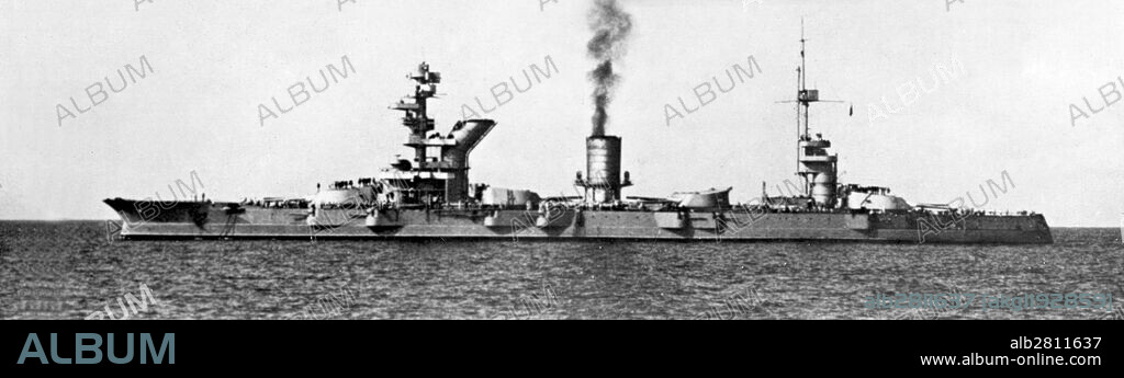 Battleship 'Marat'. The Central Navy Museum. Reprophoto.