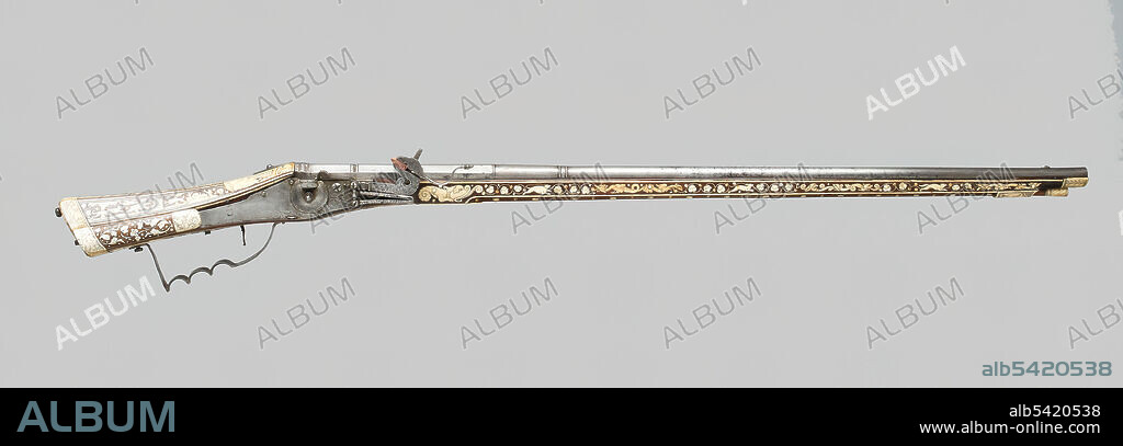Wheellock Rifle, Austria, 1580-1600.