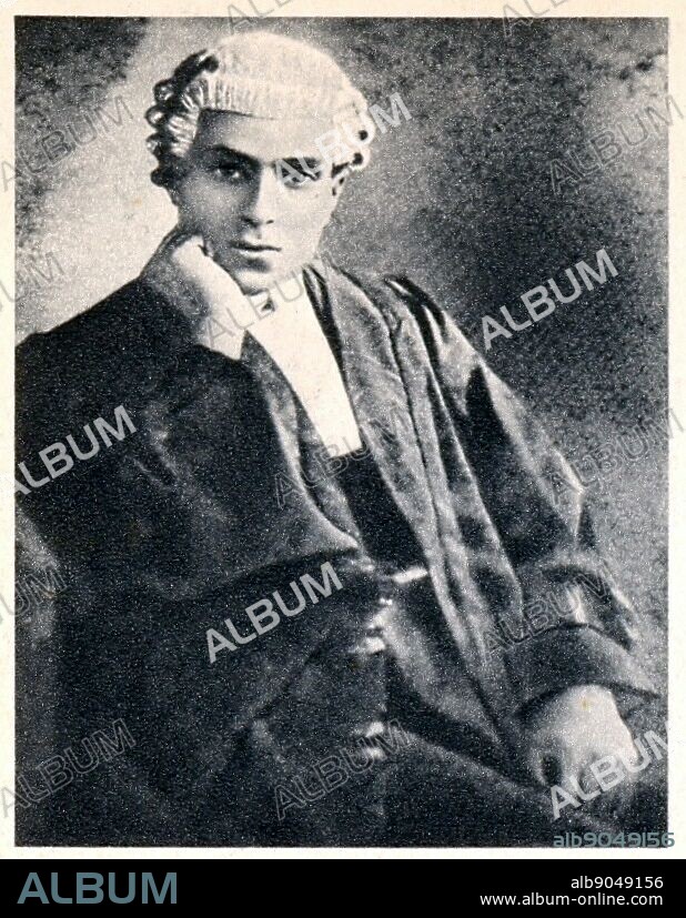 Jawaharlal Nehru 1889-1964 was the first Prime Minister of India , shown here as a barrister. He was the first Prime Minister of India 1947-1964 and a central figure in Indian politics, for much of the 20th century.