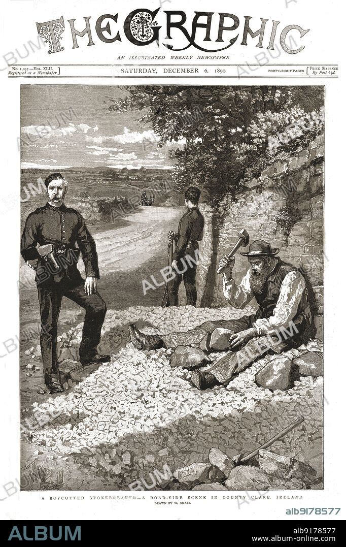 ''The Graphic, Front Cover Saturday, December 6, 1890', 1890.From "The Graphic. An Illustrated Weekly Newspaper", Volume 42. July to December, 1890.