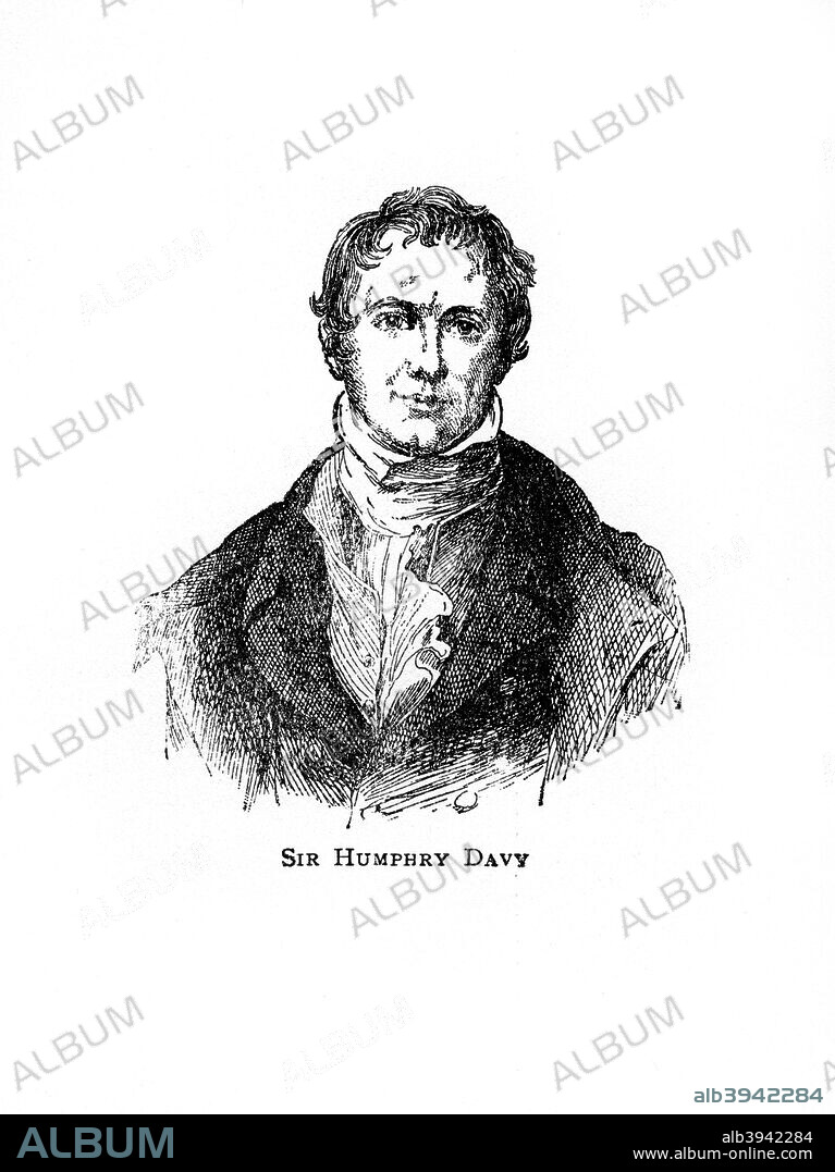 Sir Humphry Davy, Cornish chemist and physicist, (20th century). Davy (1778-1829) discovered the anaesthetic effects of laughing gas (nitrous oxide). In 1801 he was appointed lecturer at the Royal Institution, where he investigated, with his assistant Michael Faraday (1791-1867), his theory of volcanic action. Using electrolysis, Davy isolated the metals barium, calcium, magnesium, potassium, sodium and strontium, as well as proving that chlorine was a chemical element. He is probably best known for his invention in 1815 of the miners' safety lamp, which enabled deeper, more gaseous seams to be mined without risk of explosion.