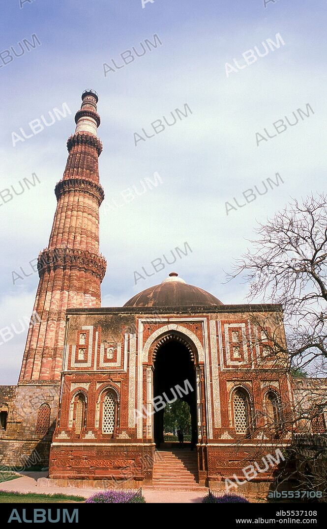 Construction of the Qutb Minar was started in 1192 by Qutb-ud-din Aibak, the first Sultan of Delhi, and was carried on by his successor, Iltutmish. In 1368, Firoz Shah Tughlaq constructed the fifth and the last storey. Delhi is said to be the site of Indraprashta, capital of the Pandavas of the Indian epic Mahabharata. Excavations have unearthed shards of painted pottery dating from around 1000 BCE, though the earliest known architectural relics date from the Mauryan Period, about 2,300 years ago. Since that time the site has been continuously settled. The city was ruled by the Hindu Rajputs between about 900 and 1206 CE, when it became the capital of the Delhi Sultanate. In the mid-seventeenth century the Mughal Emperor Shah Jahan (1628–1658) established Old Delhi in its present location, including most notably the Red Fort or Lal Qila. The Old City served as the capital of the Mughal Empire from 1638 onwards.  Delhi passed under British control in 1857 and became the capital of British India in 1911. In large scale rebuilding, parts of the Old City were demolished to provide room for a grand new city designed by Edward Lutyens. New Delhi became the capital of independent India in 1947.
