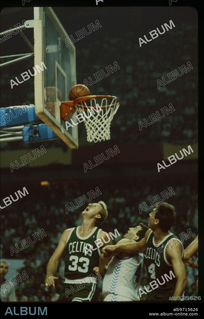 Madrid, 24/10/1988. Palacio de los Deportes. Open McDonalds de baloncesto. Partido entre el Real Madrid y los Boston Celtics que terminó con el resultado de 111 a 96, con victoria norteamericana.