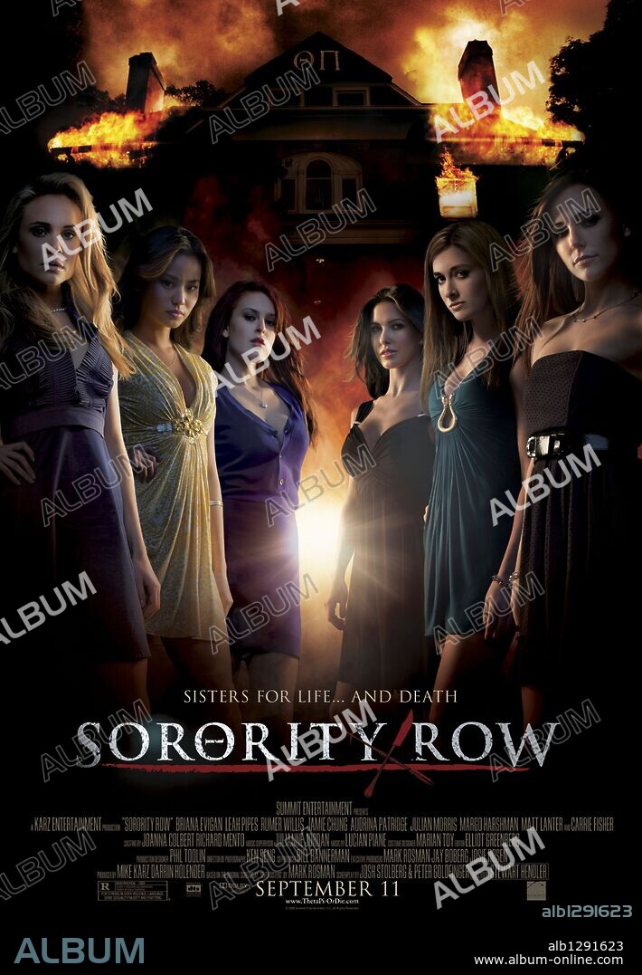 Poster de HERMANDAD DE SANGRE, 2009 (SORORITY ROW), dirigida por STEWART HENDLER. Copyright SUMMIT ENTERTAINMENT.