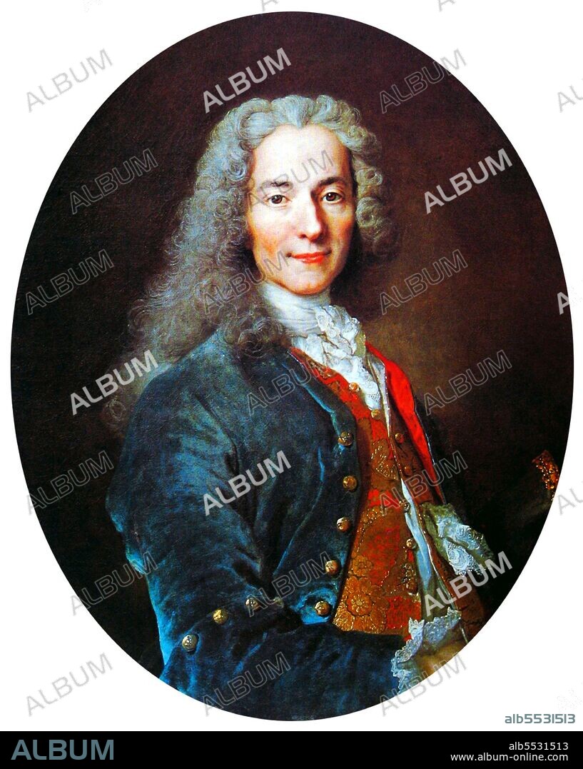 François-Marie Arouet (21 November 1694 – 30 May 1778), known by his nom de plume Voltaire, was a French Enlightenment writer, historian, and philosopher famous for his wit, his attacks on the established Catholic Church, and his advocacy of freedom of religion, freedom of expression, and separation of church and state. Voltaire was a versatile writer, producing works in almost every literary form, including plays, poems, novels, essays, and historical and scientific works. He wrote more than 20,000 letters and more than 2,000 books and pamphlets. He was an outspoken advocate, despite the risk this placed him in under the strict censorship laws of the time. As a satirical polemicist, he frequently made use of his works to criticize intolerance, religious dogma, and the French institutions of his day.