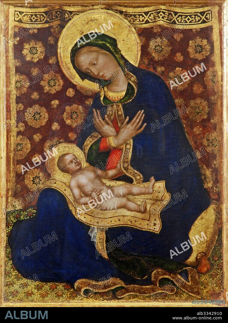 GENTILE DA FABRIANO. Madonna of Humility (Madonna dell'Umiltà).
