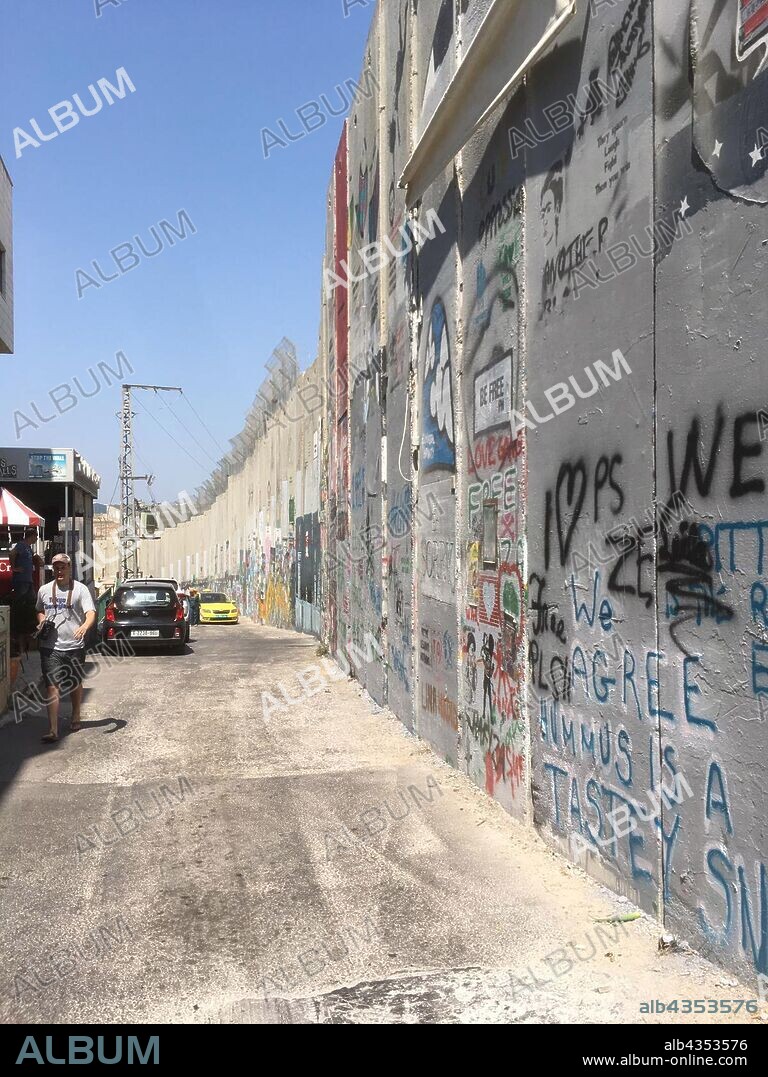PALESTINA. BELEN. MURO DE LA VERGUENZA. SEPARA ISRAEL DE PALESTINA.