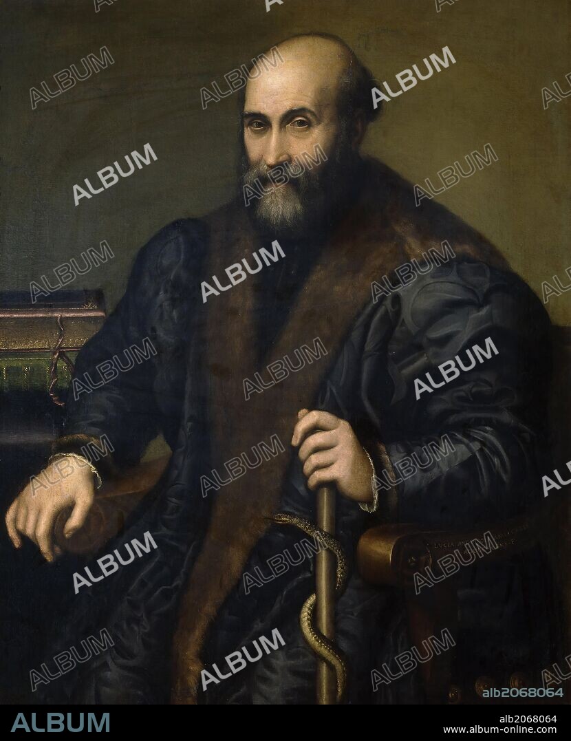 Lucia Anguissola / 'Pietro Manna, médico de Cremona', 1557, Escuela Italiana, Óleo sobre Lienzo, 96 cm x 76 cm, P00016.