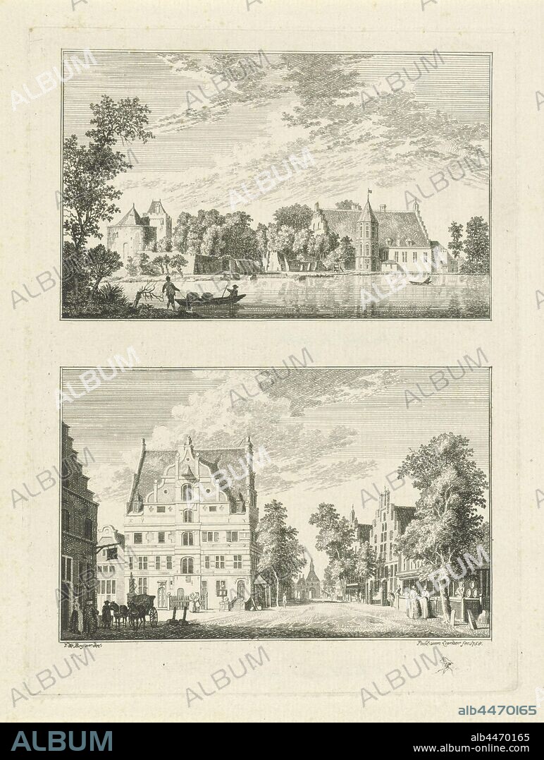 Castle and town hall in Goch Village and city views in Kleve