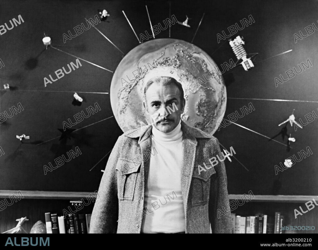 SEAN CONNERY in METEOR, 1979, directed by RONALD NEAME. Copyright AMERICAN INTERNATIONAL PICTURES.