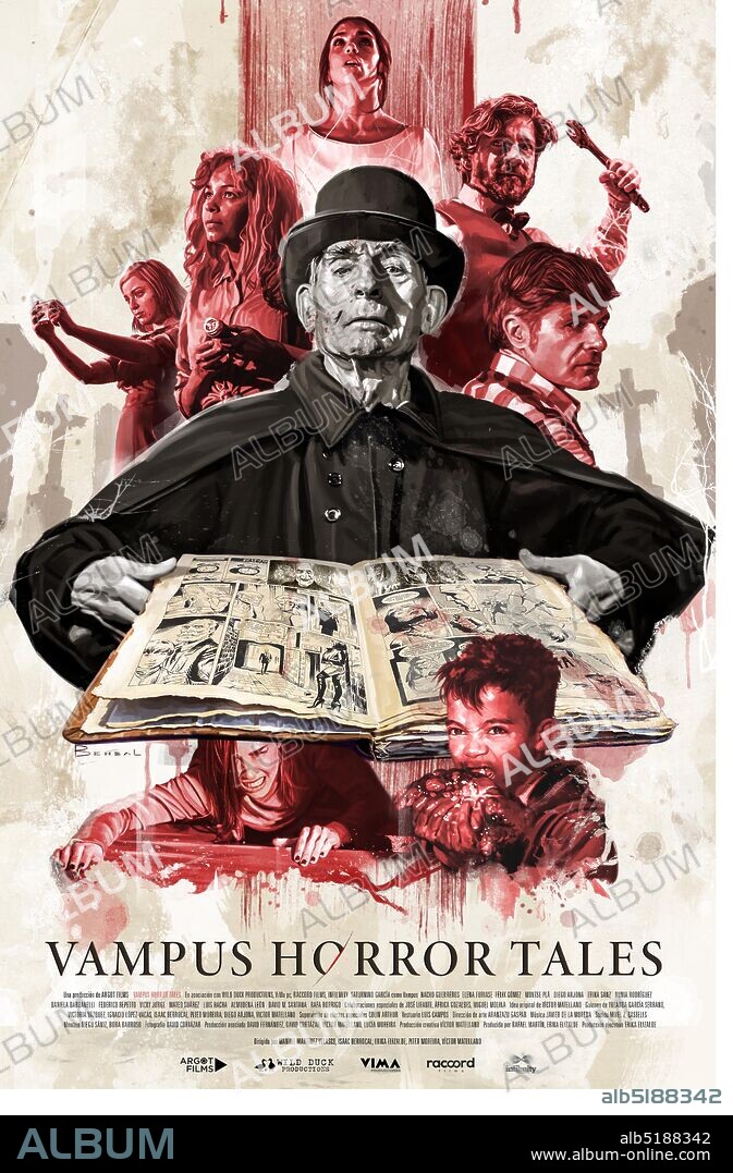 Affiche de VAMPUS HORROR TALES, 2020, réalisé par ERIKA ELIZALDE, ISAAC BERROCAL, MANUEL MARTINEZ VELASCO, PITER MOREIRA et VICTOR MATELLANO. Copyright Argot Films/Raccord Films/ViMa PC.