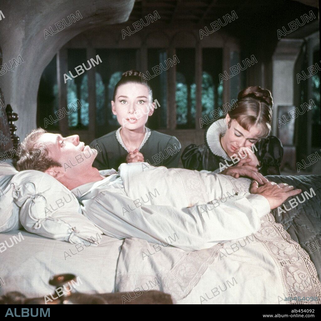 AUDREY HEPBURN y MEL FERRER en GUERRA Y PAZ, 1956 (WAR AND PEACE), dirigida por KING VIDOR. Copyright PARAMOUNT PICTURES.