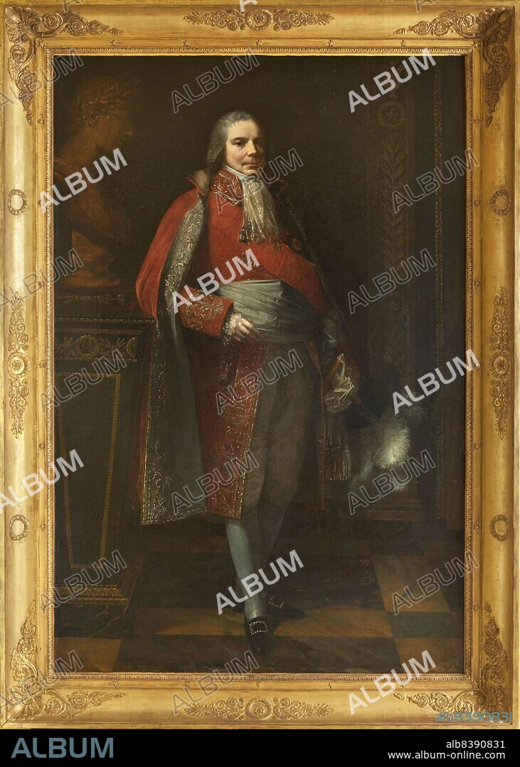 PIERRE-PAUL PRUD'HON. Portrait de Charles-Maurice de Talleyrand-Périgord (1754-1838), en habit de grand chambellan, 1807.