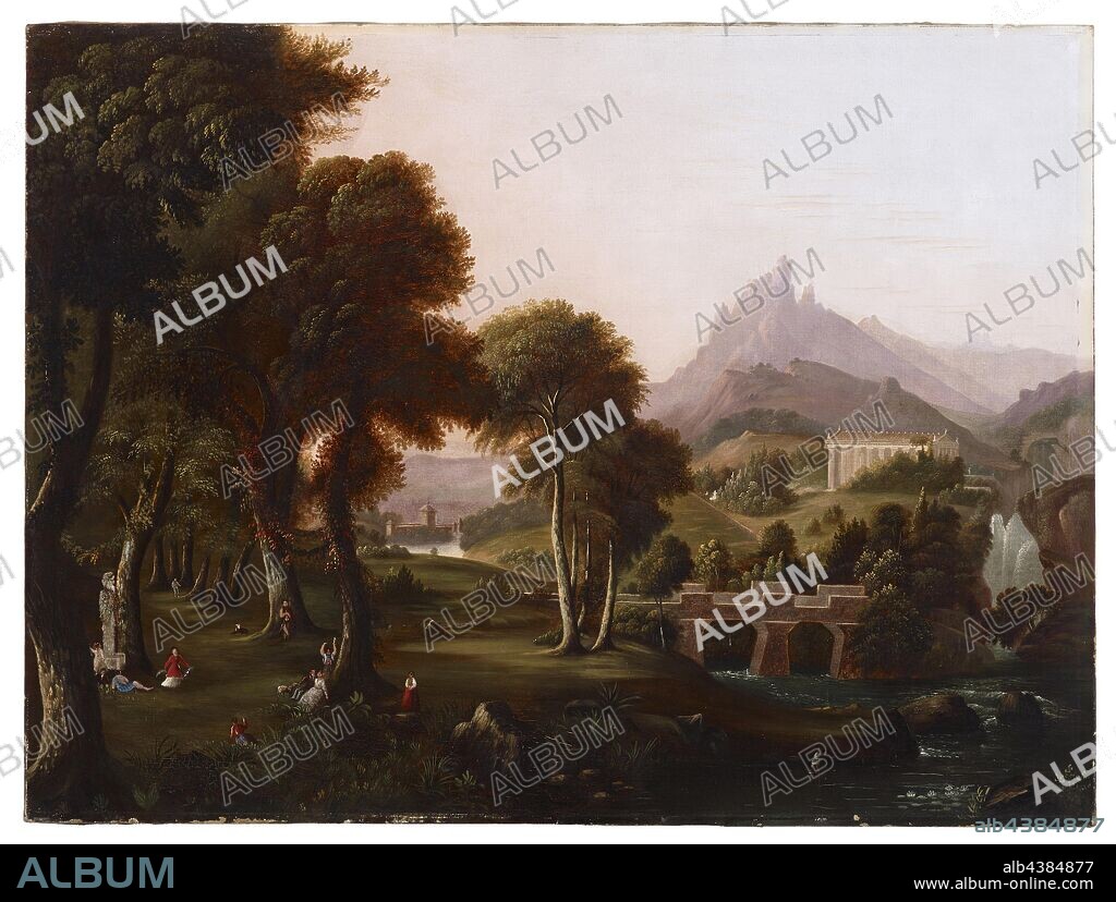 Copy of Dream of Arcadia by Thomas Cole, After Thomas Cole (American, 1801-1848), about 1863, oil on canvas, 30 x 40 in. (canvas) 36-3/4 x 46-3/4 x 3-1/4 in. (framed), American Painting and Sculpture to 1945.