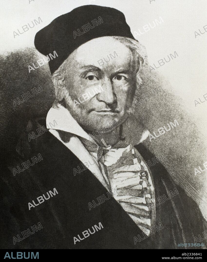 Carl Friedrich Gauss (1777-1855). German mathematician. Engraving. 19th century.