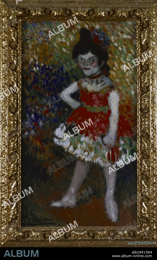 Pablo Picasso / 'La nana', 1901, Óleo sobre cartón, 1105 x 60 x 0,4 cm., MPB 4.274.
