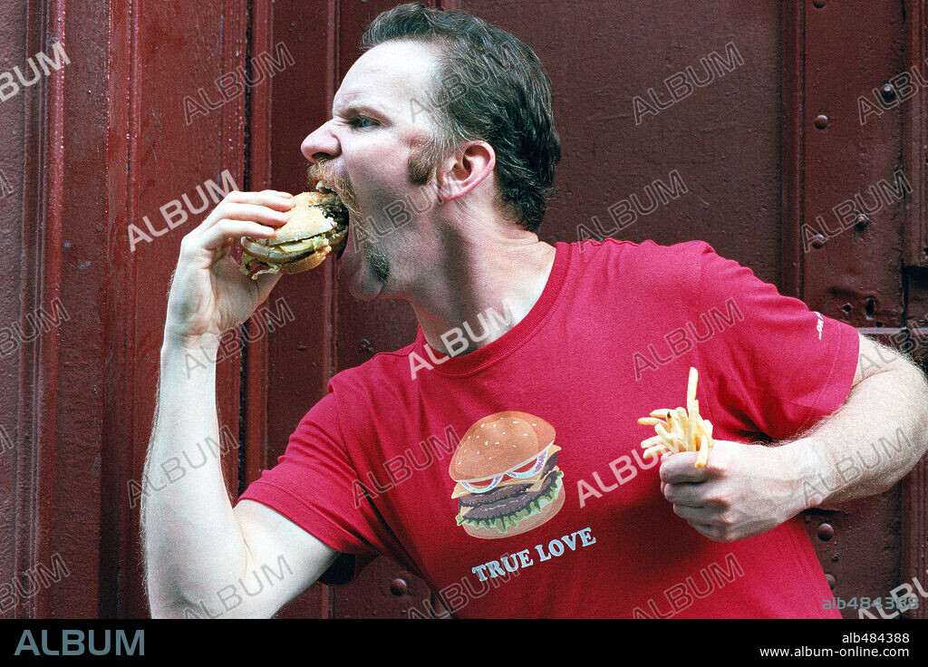 MORGAN SPURLOCK en SUPER SIZE ME, 2004, dirigida por MORGAN SPURLOCK. Copyright THE CON.
