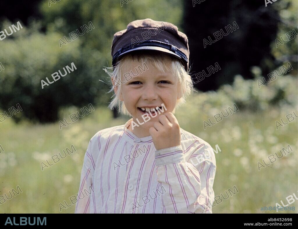 Jan Ohlsson as Emil in Olle Hellbom's film "Emil in Lonneberga" based on Astrid Lindgren's books.. Photo: Michael Brannas / TT / code 3017.