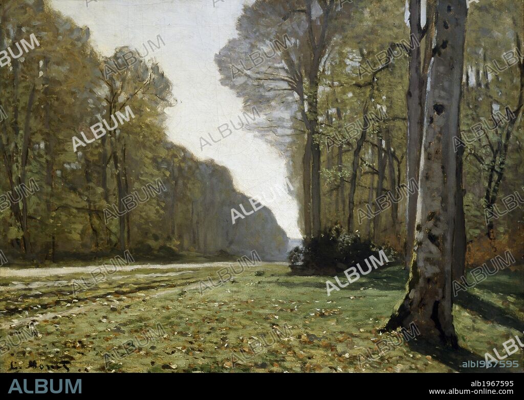 The Road to Bas-Breau, by Claude Monet (1840-1926).