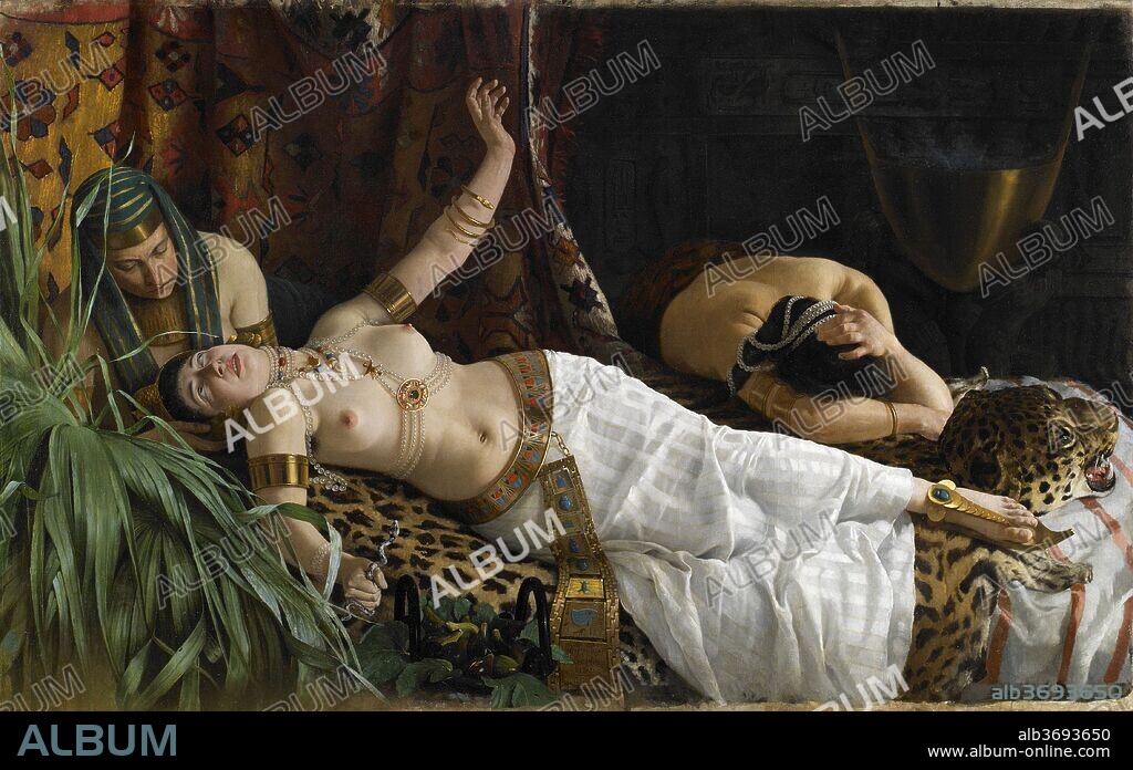 ACHILLE GLISENTI. The Death of Cleopatra.