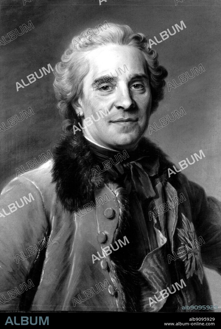 Maurice, comte de Saxe (German Moritz Graf von Sachsen) (1696-1750), Marshal General of France 1744, the natural son of Augustus II of Poland and of the countess Aurora Königsmarck. Frederick the Great by Nancy Mitford, page 108.