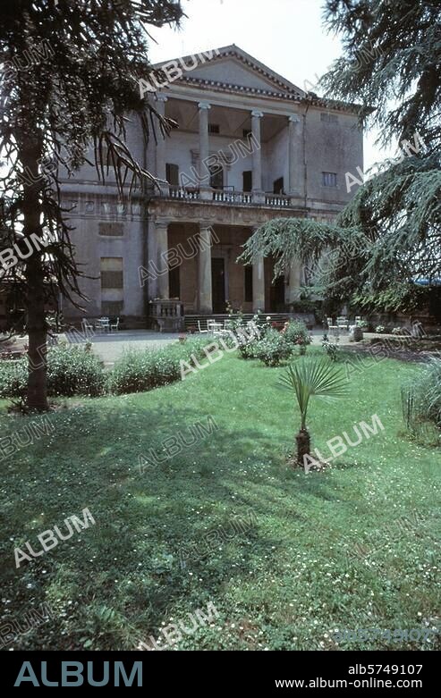 Montagnana (Veneto, Italy), Villa Pisani (Pisani Placco), (built 1552-55 for Francesco Pisani; arch.: Andrea Palladio). Exterior view: garden facade with loggia. Photo (Paolo Marton).