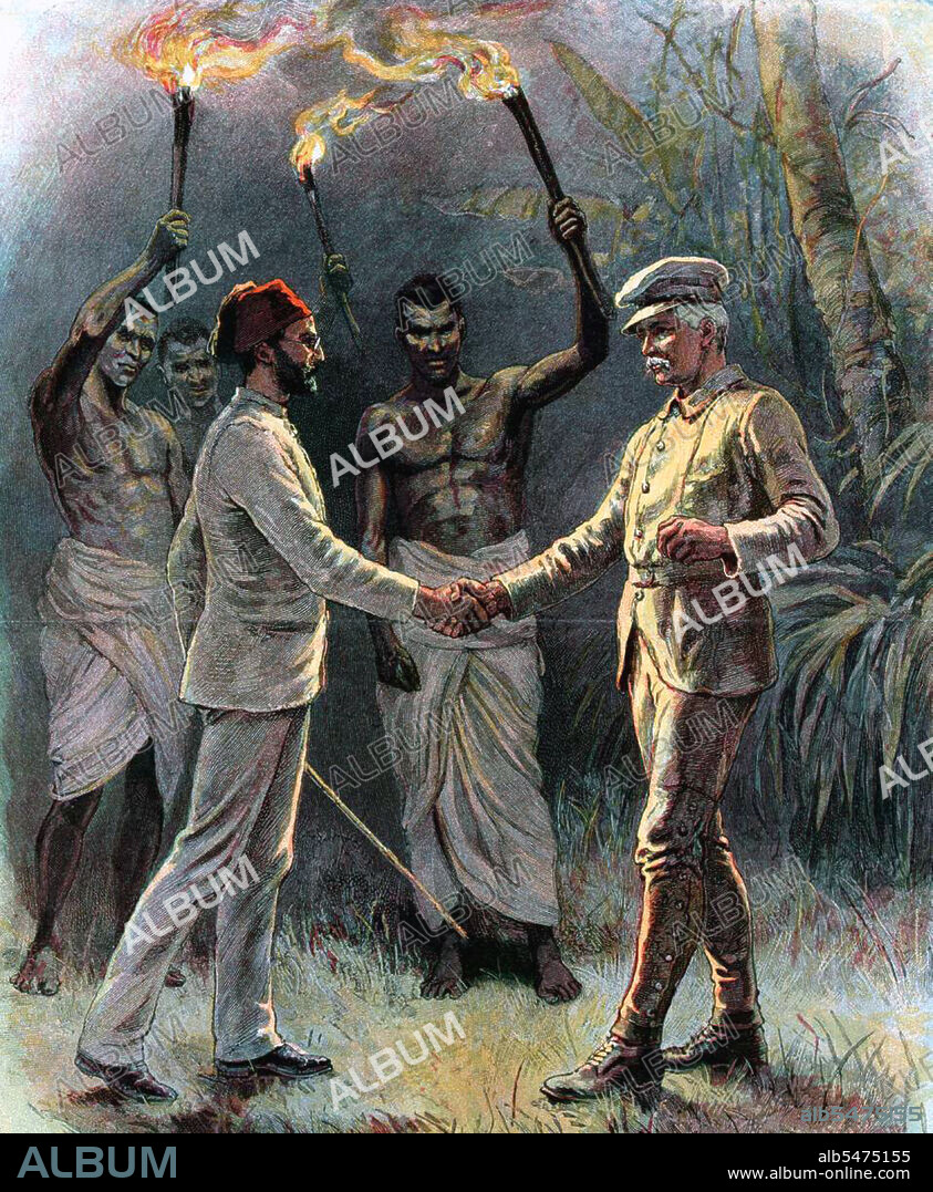 The Emin Pasha Relief Expedition, led by Henry Morton Stanley, undertook to rescue Emin by going up the Congo River and then through the Ituri Forest, an extraordinarily difficult route that resulted in the loss of two-thirds of the expedition. Stanley met Emin in April 1888, and after a year spent in argument and indecision, during which Emin and Jephson were imprisoned at Dufile by troops who mutinied from August to November 1888, Emin was convinced to leave for the coast. They arrived in Bagamoyo in 1890. During celebrations Emin was injured when he stepped through a window he mistook for an opening to a balcony. Emin spent two months in a hospital recovering while Stanley left without being able to bring him back in triumph.