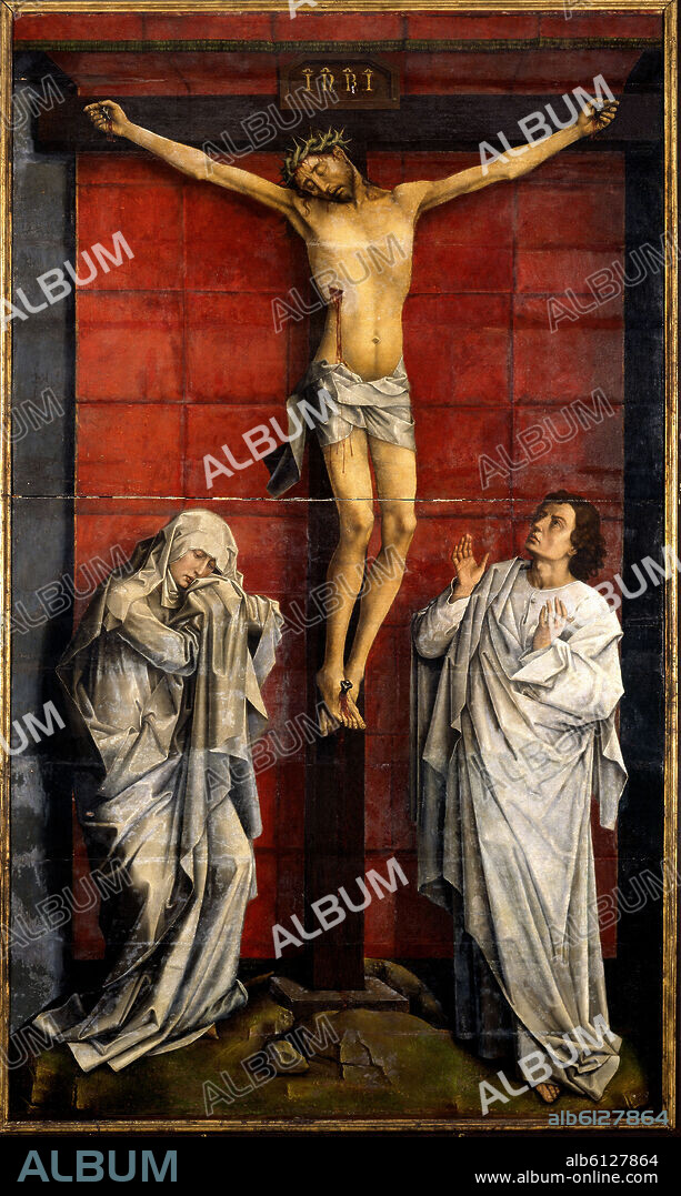 ROGIER VAN DER WEYDEN (1399-1464) ROGIER DE LA PAS. EL CALVARIO - SIGLO XV - O/T - 325 x 192 cm.