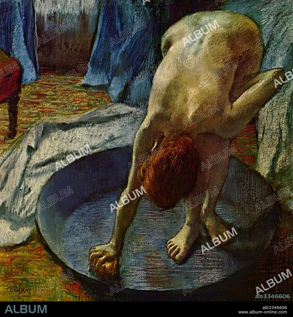 EDGAR DEGAS. Woman in a Tub.