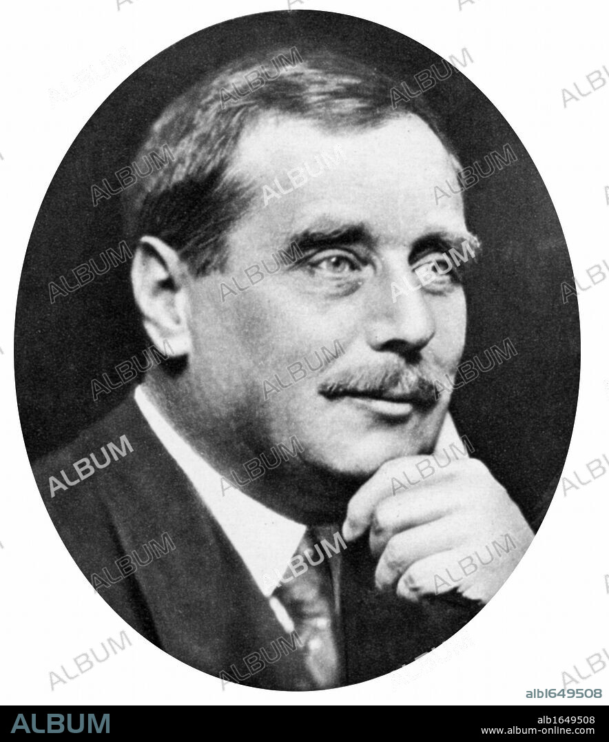 Herbert George Wells (1865-1946) British novelist, writer and popular historian. HG Wells c1925.
