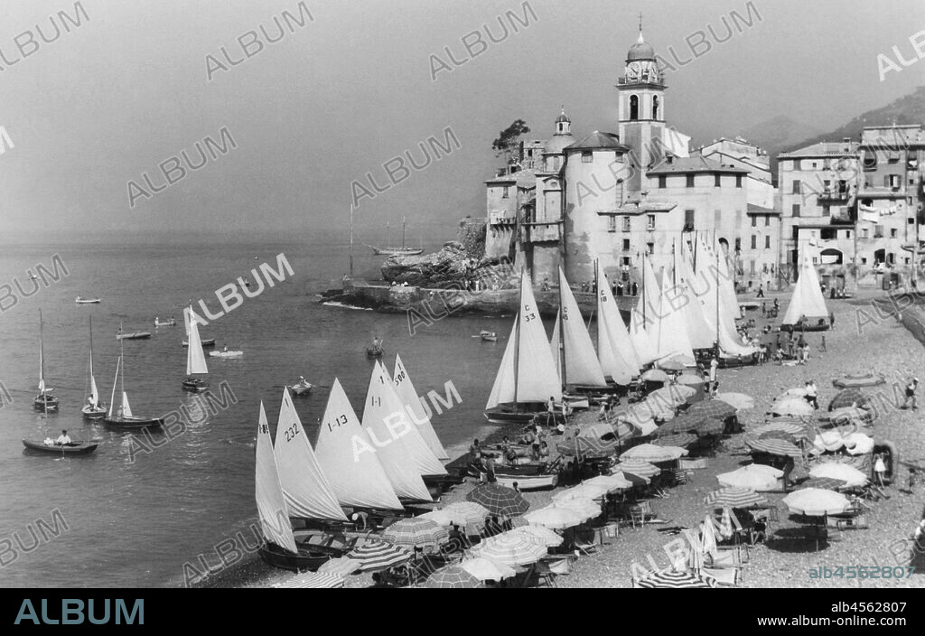 Camogli, punta chiappa, liguria, italy 1920 1930.