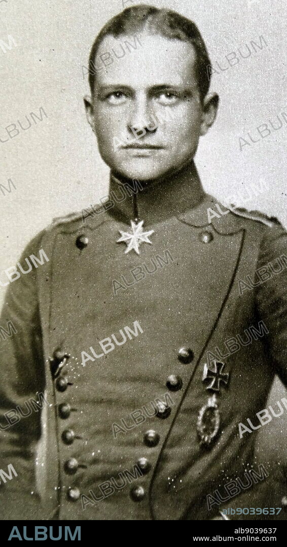 Manfred Albrecht Freiherr von Richthofen (1892 21 April 1918), known as the Red Baron, he was a German fighter pilot with the Imperial German Army Air Service (Luftstreitkräfte) during the First World War. He is considered the ace-of-aces of the war, being officially credited with 80 air combat victories.