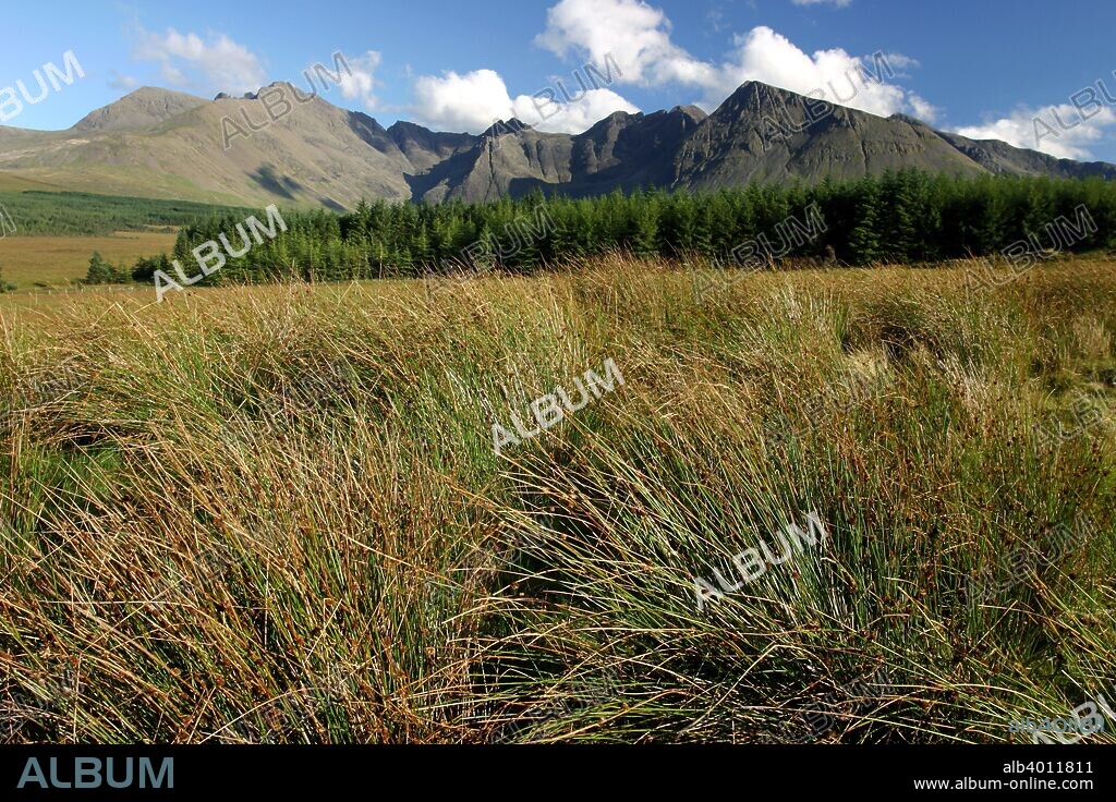 Cuillin Hills from Glen Brittle, Isle of Skye, Highland, Scotland.