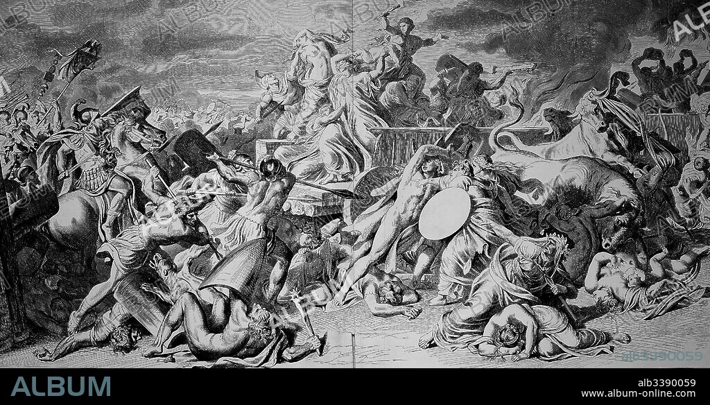 The Battle of Vercellae, or Battle of the Raudine Plain, in 101 BC was the Roman victory of Consul Gaius Marius over the invading Celto-Germanic [1][2] tribe of the Cimbri near the settlement of Vercellae in Cisalpine Gaul..