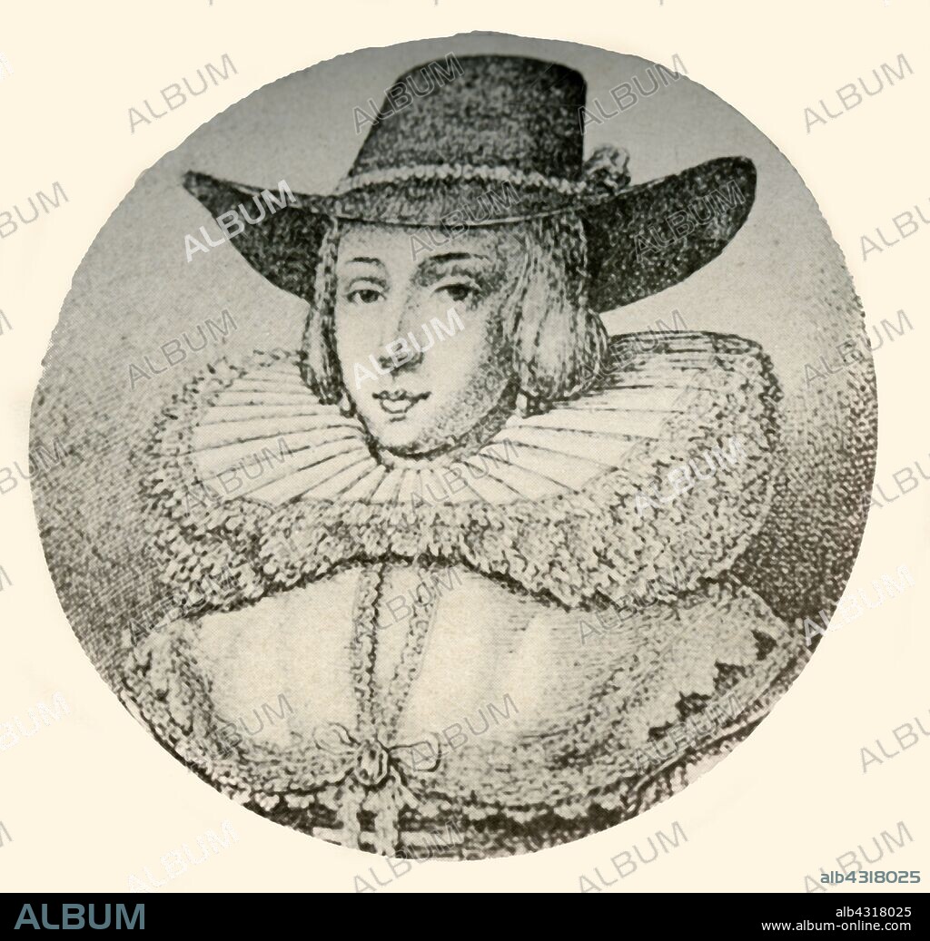 'A portrait of a Dutch lady, showing wide-brimmed hat and ruff', mid 17th century, (1937). From "History of American Costume - Book One 1607-1800", by Elisabeth McClellan. [Tudor Publishing Company, New York, 1937].