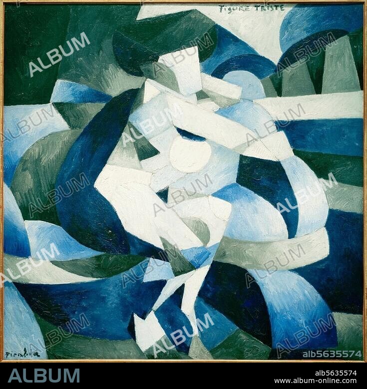 FRANCIS PICABIA. Picabia, Francis ; 1879-1953. - "Figure triste", 1912. Huile sur toile, H. 1,180 ; L. 1,195. Buffalo, Albright-Knox Art Gallery.