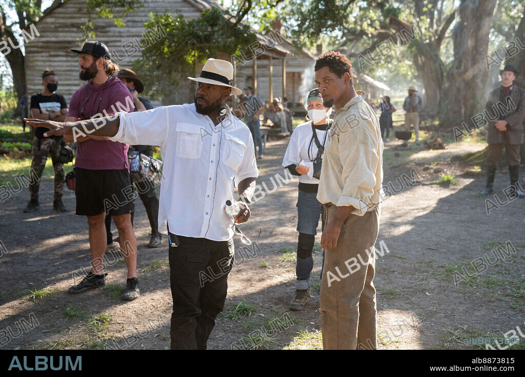 ANTOINE FUQUA und WILL SMITH in EMANCIPATION, 2022, unter der Regie von ANTOINE FUQUA. Copyright Apple TV+.