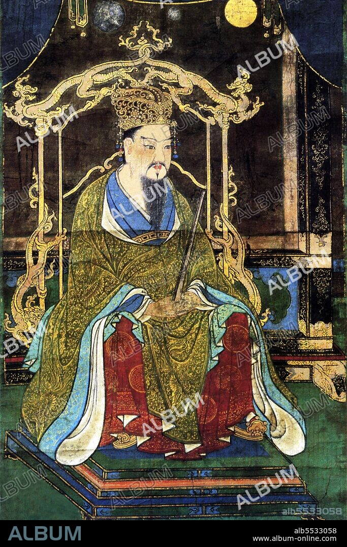 Emperor Kanmu (???? Kanmu-tenno, 737–806) was the 50th emperor of Japan, according to the traditional order of succession. Kanmu reigned from 781 to 806. Kanmu's personal name was Yamabe (??). He was the eldest son of Prince Shirakabe (later known as Emperor Konin), and was born prior to Shirakabe's ascension to the throne. According to the Shoku Nihongi (????), Yamabe's mother, Yamato no Niigasa (later called Takano no Niigasa), was a 10th generation descendant of Muryeong of Baekje. Kanmu had 16 empresses and consorts, and 32 imperial sons and daughters. Among them, three sons would eventually ascend to the imperial throne: Emperor Heizei, Emperor Saga and Emperor Junna. Some of his descendants (known as the Kanmu Taira or Kanmu Heishi) took the Taira hereditary clan title, and in later generations became prominent warriors. Examples include Taira no Masakado, Taira no Kiyomori, and (with a further surname expansion) the Hojo clan. The waka poet Ariwara no Narihira was one of his grandsons. Kanmu is traditionally venerated at his tomb; the Imperial Household Agency designates Kashiwabara no Misasagi (???, Kashiwabara Imperial Mausoleum), in Fushimi-ku, Kyoto, as the location of Kanmu's mausoleum.