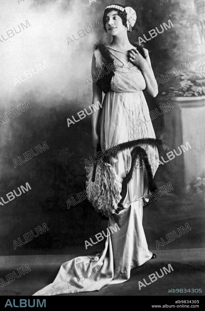New York, New York July 17, 1924 Photograph of Princess Bariatinsky (Catherine Alexandrovna Romanov Yurievsky), the former wife of Prince Sergius Obelenski, who has inherited great wealth from her father, Alexander II, King of the Serbs.