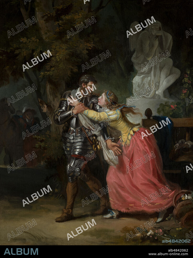 FRANCOIS ANDRE VINCENT. The Farewell of Henry IV and Gabrielle d'Estrées.