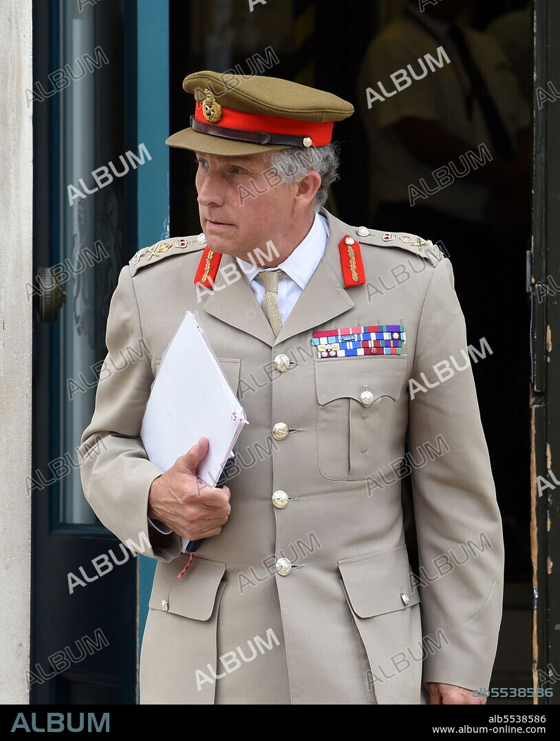 General Sir Nicholas Carter, Chief of the Defence Staff, leaves the Cabinet Office in Whitehall, London following a meeting with Ben Wallace, the Defence Secretary, and Michael Ellis, Attorney General, amid the COVID-19 Coronavirus pandemic. July 2021.