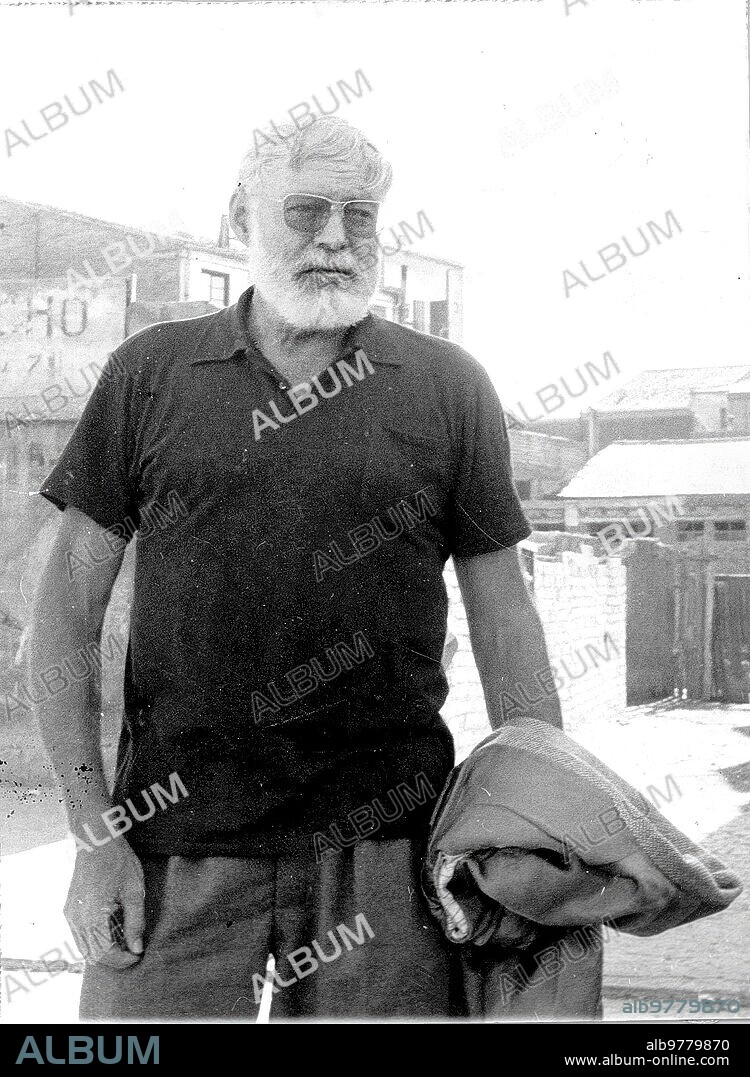 1950. Una imagen de Ernest Hemingway.