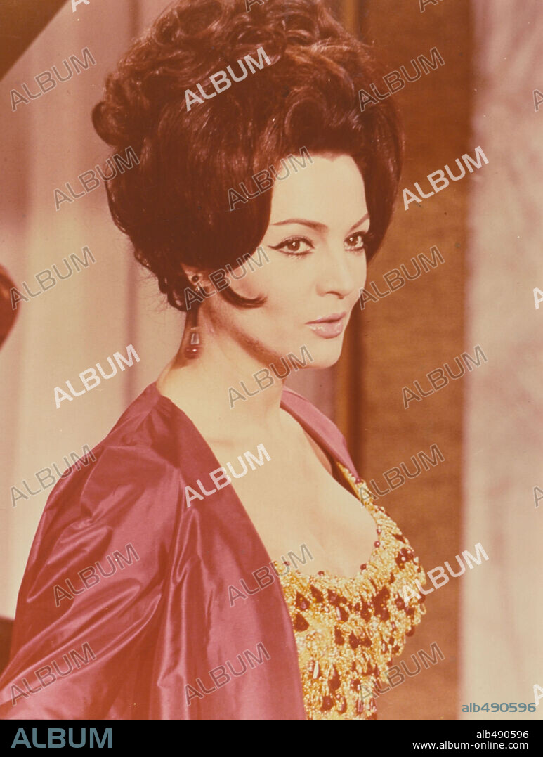 SARA MONTIEL in THE WOMAN FROM BEIRUT, 1965 (LA DAMA DE BEIRUT), directed by LADISLAO VAJDA. Copyright LUXOR FILMS.