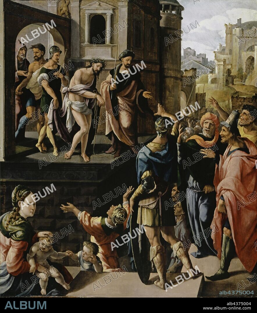 Ecce Homo, 1538 (?), Oil on oak, 91.8 x 80 cm, Not specified, Jan van Scorel, Schoorl bei Alkmaar 1495–1562 Utrecht.