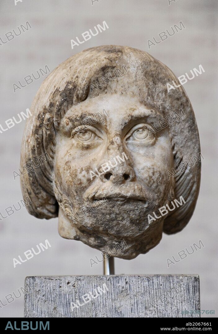 The Germanic peoples. Portrait of Germanic man. 4th century AD.