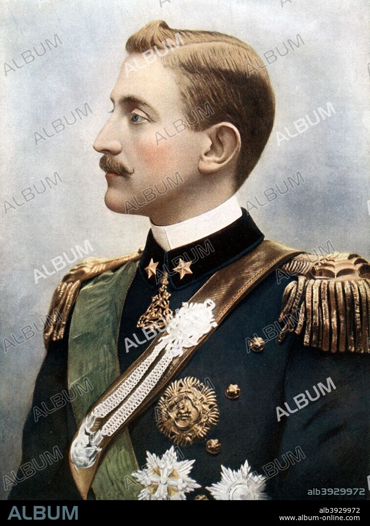 Emanuele Filiberto, Duke of Aosta, late 19th century. Emanuele Filiberto, 2nd Duke of Aosta and Prince of Savoy (1869-1931).
