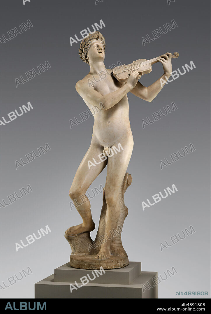 Cristoforo Stati (Cristofano da Bracciano), Orpheus, Italian, Florence, Cristoforo Stati (Cristofano da Bracciano) (Italian, 15561619), 16001601, Italian, Florence, Marble, Overall: 77 1/8 × 38 × 23 7/8 in., 775 lb. (195.9 × 96.5 × 60.6 cm, 351.5 kg), Sculpture.