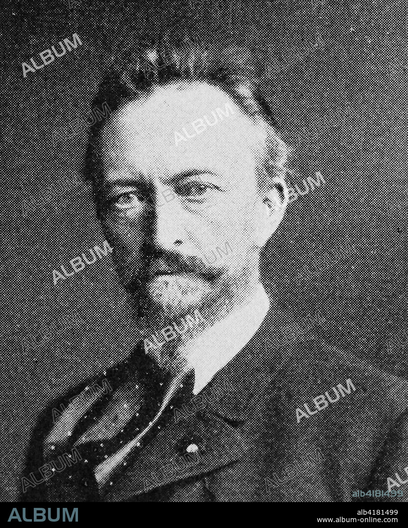Johannes Otzen, 8 October 1839 in Sieseby, Schleswig-Holstein - 8 June 1911 in Berlin, was a German architect, urban planner, architectural theorist and university teacher, Reproduction of a photo/image from the year 1890, digital improved.
